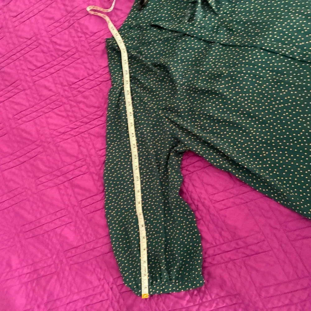 Torrid Teal Dotted Blouse - Picture 13 of 13